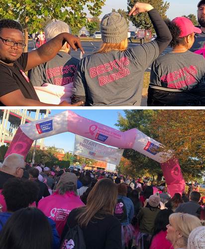 Team TTCU at the American Cancer Society Walk to prevent breast cancer in Nashville